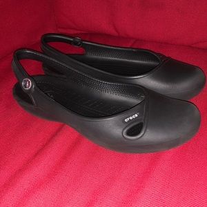 CROCS sling back flats